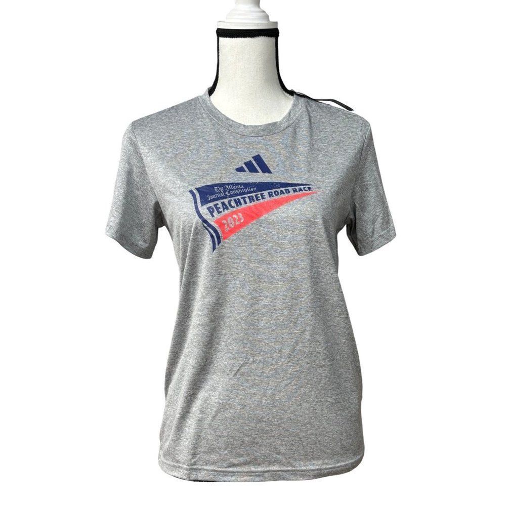 Adidas Women's Special Event Short Sleeve Pregame Tee, Heather Gray, Sz. S